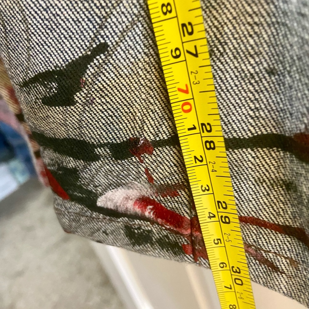 Reduced & Desirable❤️Cavalli Italian Painted Jeans - Picture 7 of 10